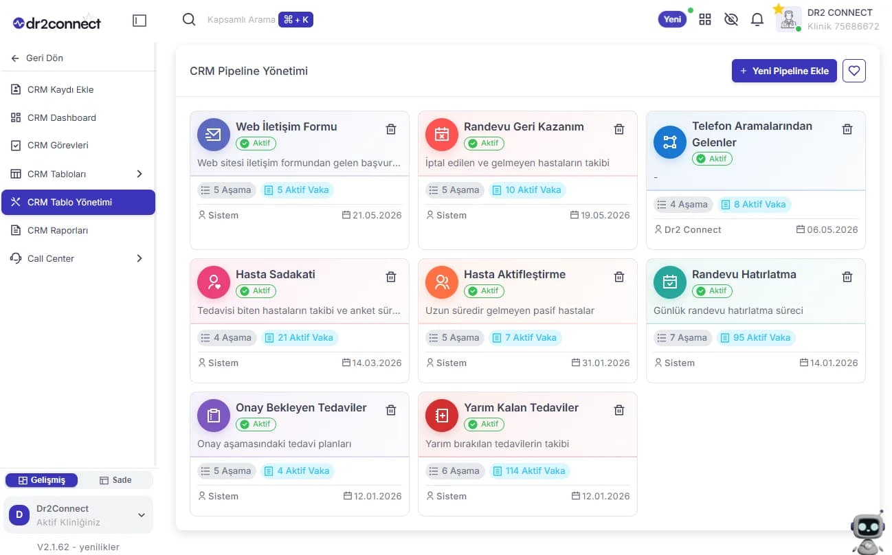 Ai destekli otomatik crm tabloları