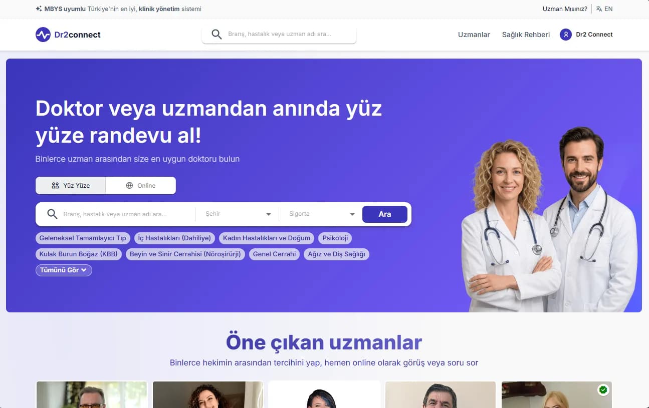 Doktor online randevu sistemi